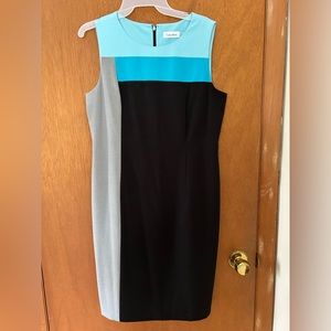 Color block size 10 Calvin Klein dress